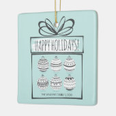 Kerstversieringskeramisch Ornament (Links)