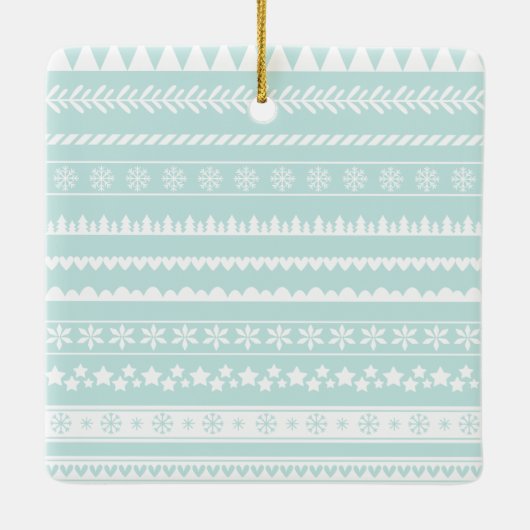 Kerstversieringskeramisch Ornament (Achterkant)