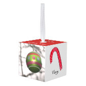 Kerstversieringskubus Kubus Ornament (Achter hoekig)