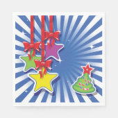 Kerstversieringspapier Napkins Servet (Voorkant)