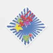 Kerstversieringspapier Napkins Servet (Hoek)
