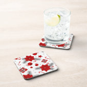 kerstversieringspatroon bier onderzetter (Rechterzijde)