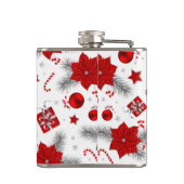 kerstversieringspatroon heupfles (Achterkant)