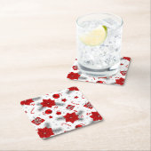 kerstversieringspatroon kartonnen onderzetters (Insitu)