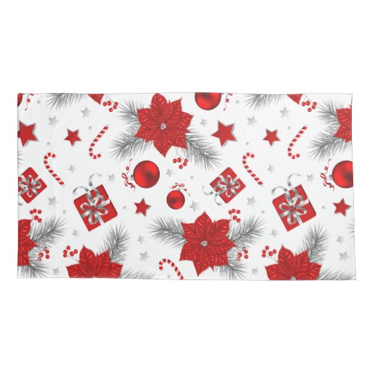 kerstversieringspatroon kussensloop (Achterkant-Links)