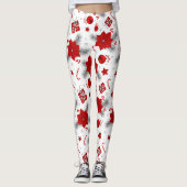 kerstversieringspatroon leggings (Voorkant)