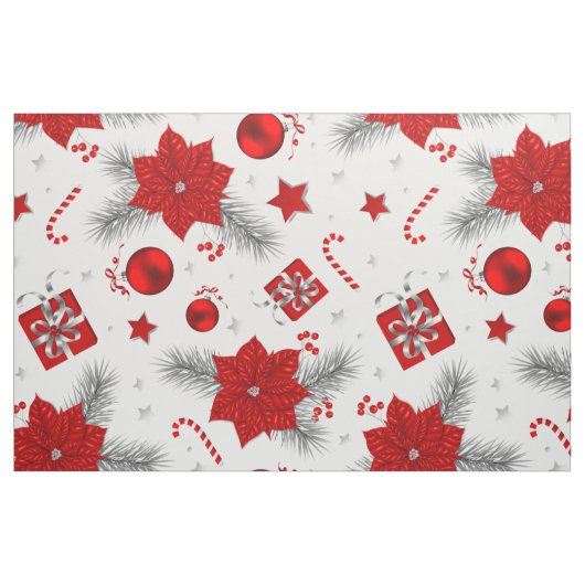 kerstversieringspatroon stof (Fat Quarter)