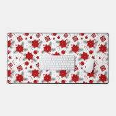 kerstversieringspatroon voor verpakkingspapier bureaumat (Keyboard & Muis)