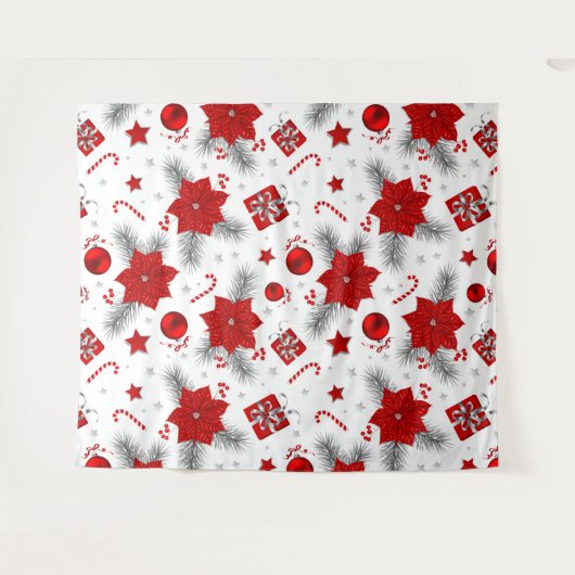 kerstversieringspatroon wandkleed (Voorkant (horizontaal))