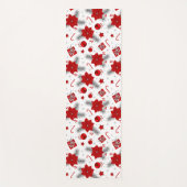 kerstversieringspatroon yogamat (Voorkant)