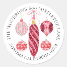 kerstversieringsversieringen Waterverf Retouradres