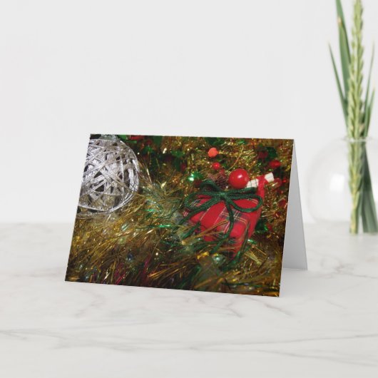 kerstversierkaart feestdagen kaart (Voorkant)