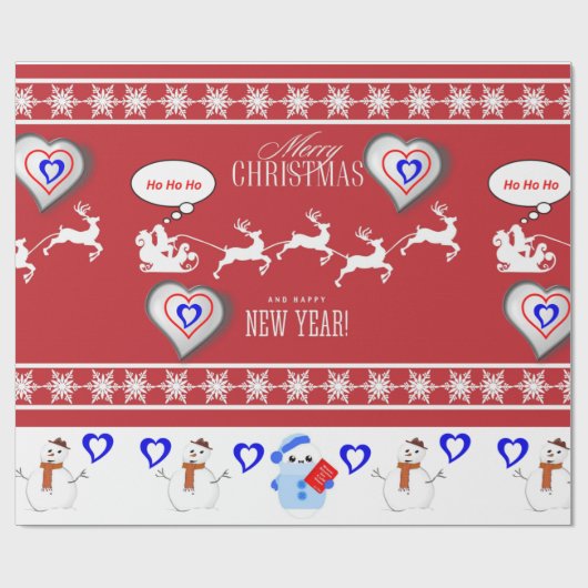 Kerstverslaafd papier Verfijn kerstcadeautje Nieuw (Vlak)