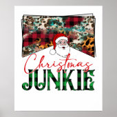 kerstverslaafde poster (Voorkant)