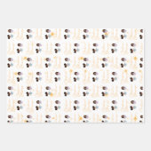 Kerstverslaafden Angel - Verpakkingspapier - Meisj Inpakpapier Vel (Voorkant 2)