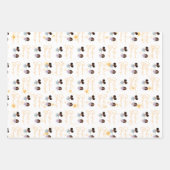 Kerstverslaafden Angel - Verpakkingspapier - Meisj Inpakpapier Vel (Voorkant)