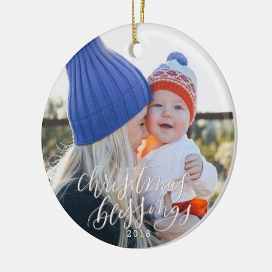 Kerstverslaafden Keramisch Ornament (Links)