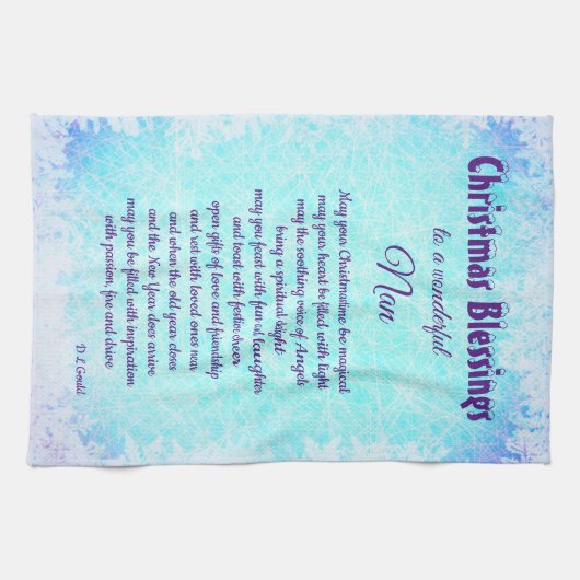 Kerstverslaafden Nan Kitchen Towels Theedoek (Horizontaal)