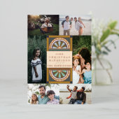 Kerstverslaafden Vakantie Foto Folie Kaart (Staand Voorkant)