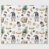 Kerstverslaafsdeklare kerstwandelpapier Seizoenskl Cadeaupapier (Vlak)