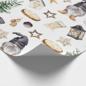 Kerstverslaafsdeklare kerstwandelpapier Seizoenskl Cadeaupapier (Hoek)