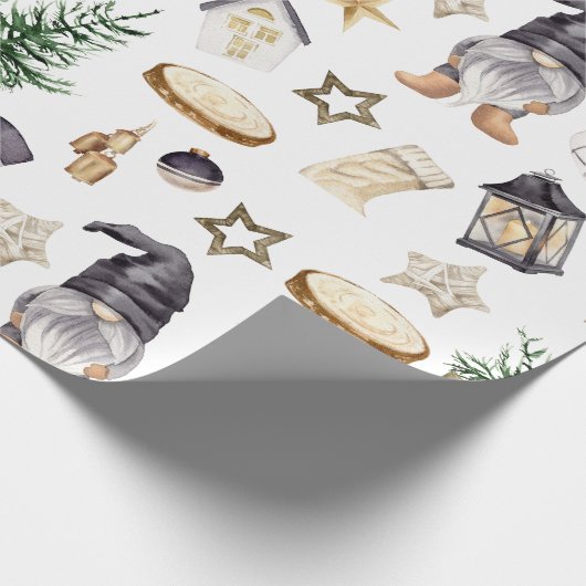 Kerstverslaafsdeklare kerstwandelpapier Seizoenskl Cadeaupapier (Hoek)