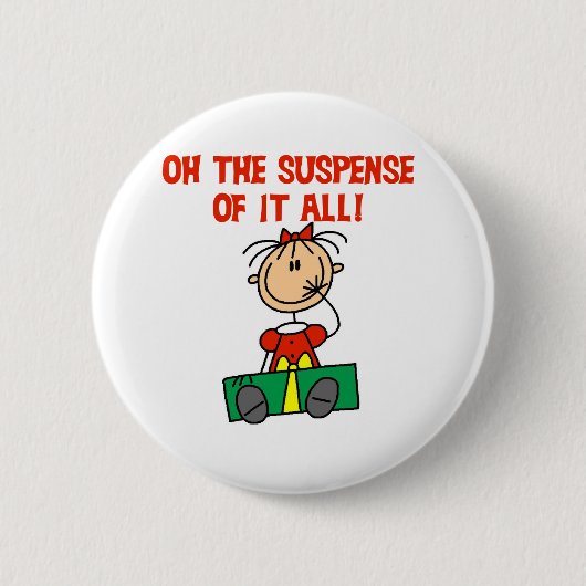 Kerstverwachting Ronde Button 5,7 Cm (Voorkant)