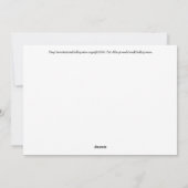 Kerstverwachtingen 2020, Huey met kerstmannenhoed. Feestdagenkaart (Achterkant)