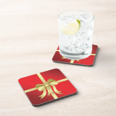 Kerstverwikkeling met Gold Bow Onderzetter (Rechterzijde)
