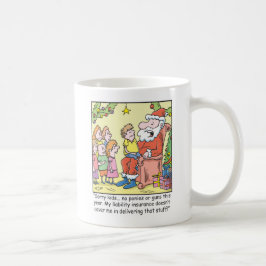 Kerstverzekering voor kerstCartoons Koffiemok
