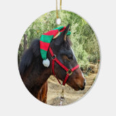 kerstveulen keramisch ornament (Links)