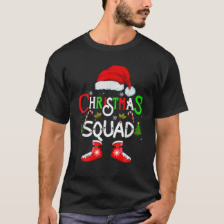 kerstviad Funny Xmas Santa Familie Pajamas Cr T-shirt