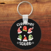 kerstviadengroep die overeenkomt met Kerstmis Pa Sleutelhanger (Voorkant)