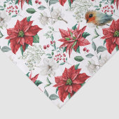 Kerstvibe waterverven, bladeren tissuepapier (Detail)