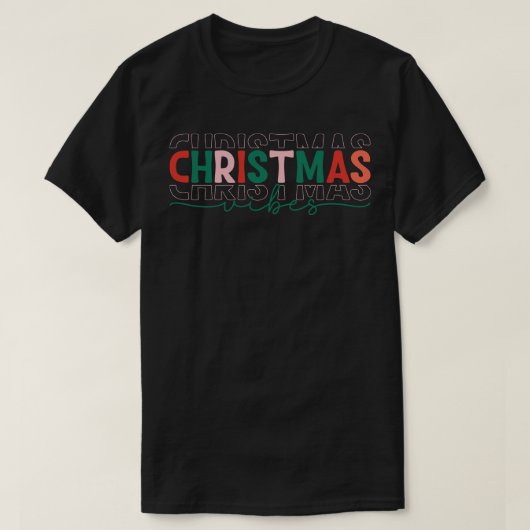 Kerstvibes 4 t-shirt (Design voorkant)