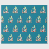 kerstvibes cadeaupapier (Vlak)