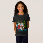 kerstvibes Cute Snowman-kerststaart Ca T-shirt (Voorkant volledig)