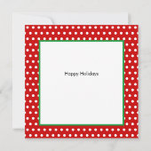 Kerstvibes Dachshund Dog Kaart (Achterkant)