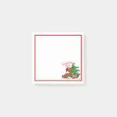 kerstvibes Dachshund Dog Post-It Notes (Voorkant)