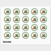 Kerstvibes Dachshund Dog Sticker (Vel)