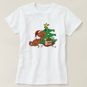 kerstvibes Dachshund Dog T-Shirt