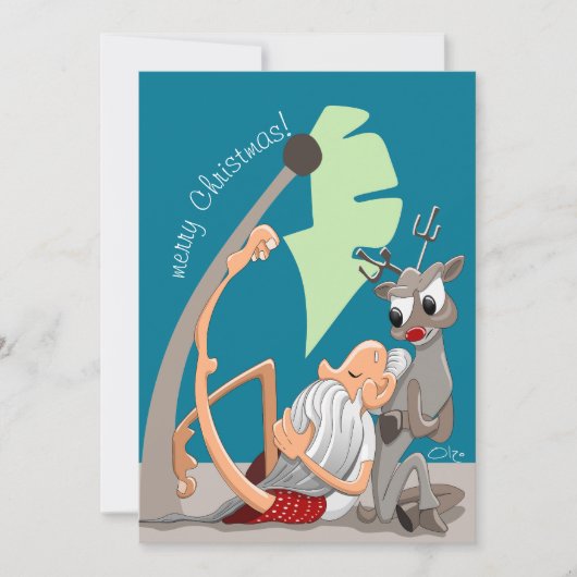 kerstvibes feestdagenkaart (Voorkant)