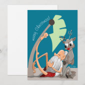 kerstvibes feestdagenkaart (Voorkant / Achterkant)