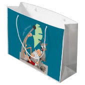 kerstvibes groot cadeauzakje (Achterkant Gekanteld)