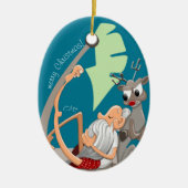 kerstvibes keramisch ornament (Voorkant)