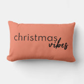 kerstvibes | Koraalroze - minimalistisch Kussen (Voorkant)