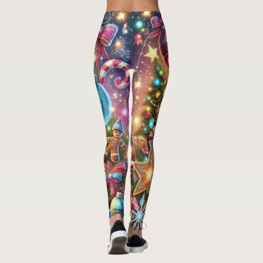 kerstvibes leggings (Achterkant)