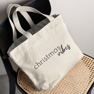 kerstvibes   Modern minimalist Trendy Stylish Grote Tote Bag