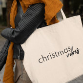 kerstvibes | Modern minimalist Trendy Stylish Grote Tote Bag