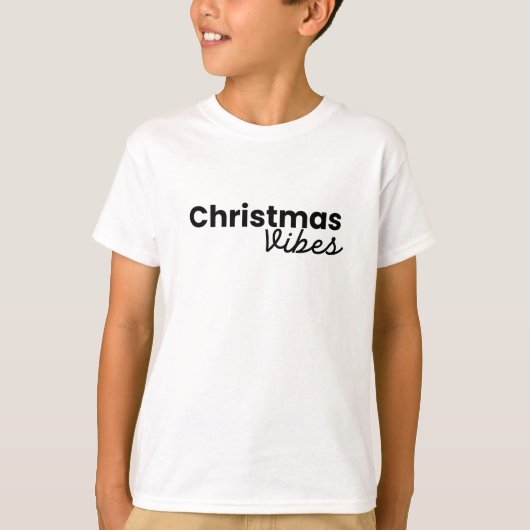 kerstvibes | Modern minimalist Trendy Stylish T-shirt (Voorkant)